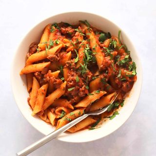 Penne bolognese