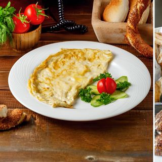 Omlet sa kačkavaljem i šunkom 400 g