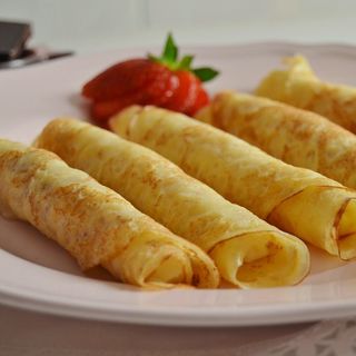 Filloas de carnaval rellenas