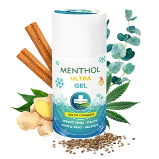 Menthol Ultra Efecto Frío Y Calor CBD Annabis Gel 90 Ml.