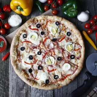 Pizza Chicago mare  cu margine americana Ø 32cm