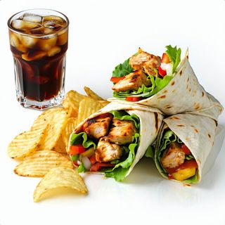 Chicken tikka wrap