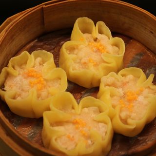 Shaomai di gamberi al vapore/虾烧卖