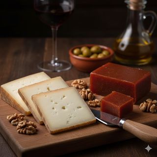 Queso D.O. Idiazabal Con Membrillo Y Nueces