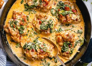 Chicken spinaci