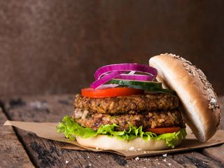 Hamburguesa tortilla de oatatas