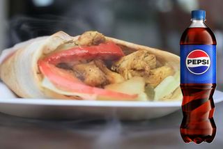 Super kebab z serem średni + Pepsi 0,5l