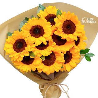 Ramo con 10 Girasoles