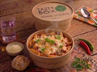 Penne Siciliene gratinate la cuptor