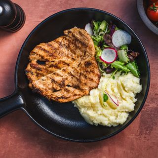 Chicken Breast on the Grill & Mashed Potatoes
