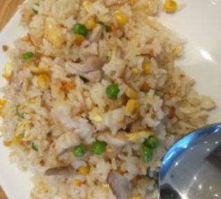 Arroz Frito Con Pollo