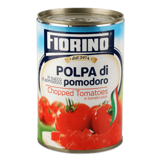 Томати Fiorino очищені різані (400г)