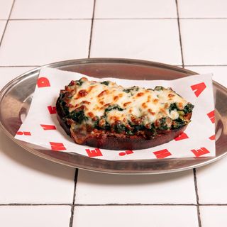 Bruschetta con salsiccia, mozzarella e cicoria - SENZA GLUTINE