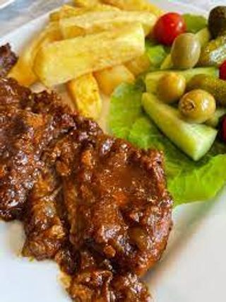 Masala Steak & Chips