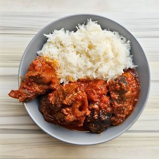 White Rice & Pepper Stew