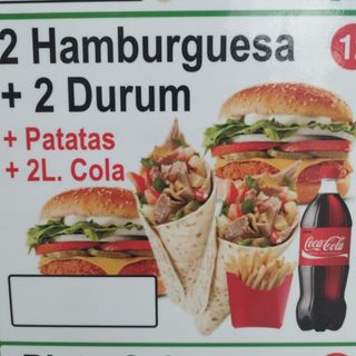 2 Hamburguesas Y 2 Durum