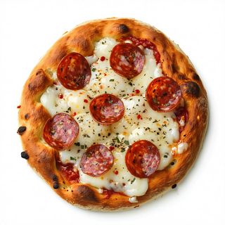 Pizza tonda salame piccante