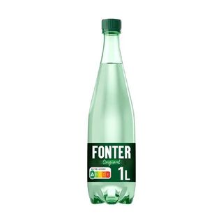 Agua Mineral con Gas Fonter Botella 1 L.