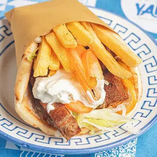 Pita Souvlaki di suino