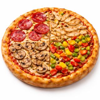 Pizza 4 Porcions Mitjana 28 Cm.