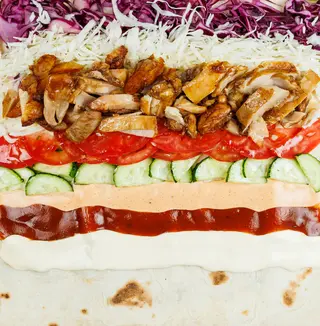 Українська шаурма з куркою (375г)