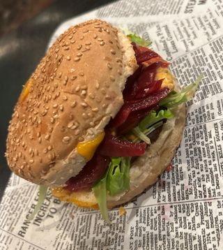 Cheeseburger vegan