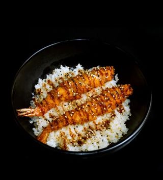 Arroz Con Langostino Crujiente