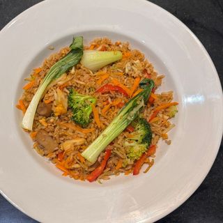 Menu Wok de Arroz com Vegetais