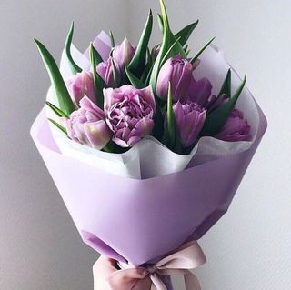 Buchet 11 lalele lila