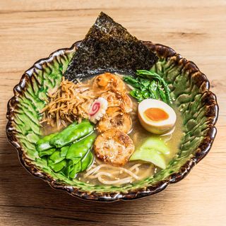 Grilled chicken ramen