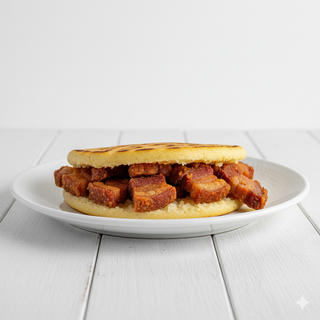 Arepa Con Chicharrón