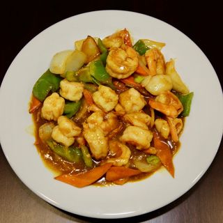 M5 - Gambas con salsa curry