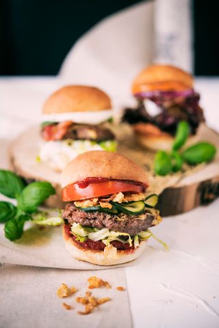 Zestaw trzech mini burgerów 3 x 70g