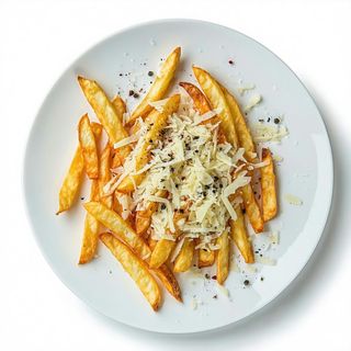 Patate fritte cacio e pepe