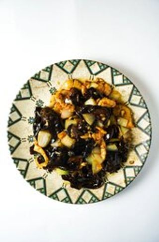 Курица с грибами