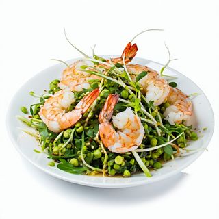 Ensalada Brotes De Soja Con Gamba
