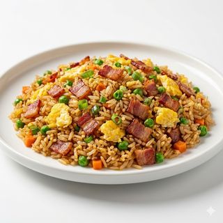 Riso saltato con bacon