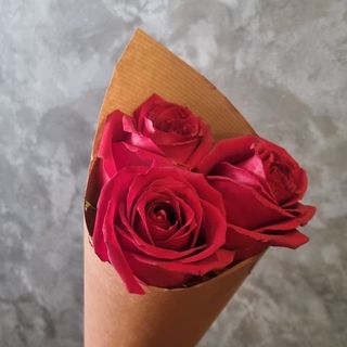 Bouquet 3 Roses Rouges