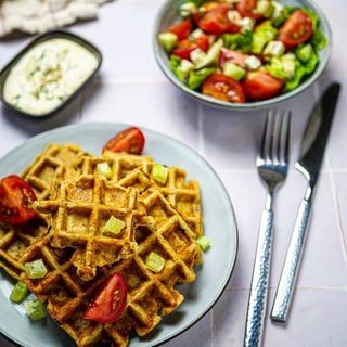 Gaufre Au Thon Et Aux Herbes