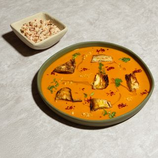 Curry de berenjena asada