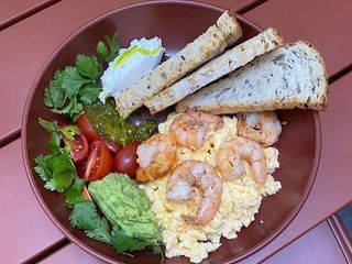 Скрембл з креветками (340g)