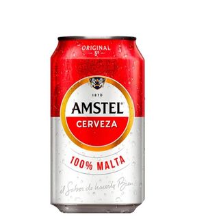 Cerveza Ámstel lata