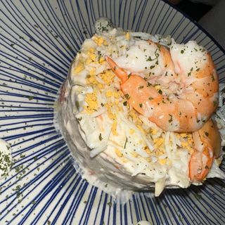 Ensaladilla Rusa Con Langostinos