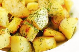 Картофи соте с копър и чесън (350г)