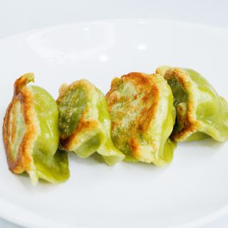 2a Ravioli di edamame alla piastra