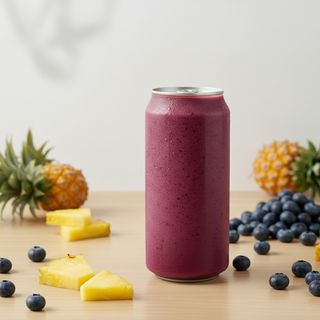 Smoothie pineapple blueberries (500 ml.)