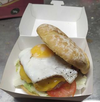 Hamburguesa Huevona