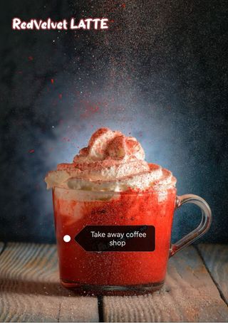 Red Velvet latte