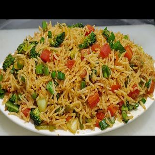 Schezwan veg fried rice