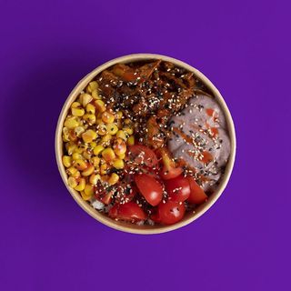 Carne Vegetale Speziata Planted, Riso e Salsa